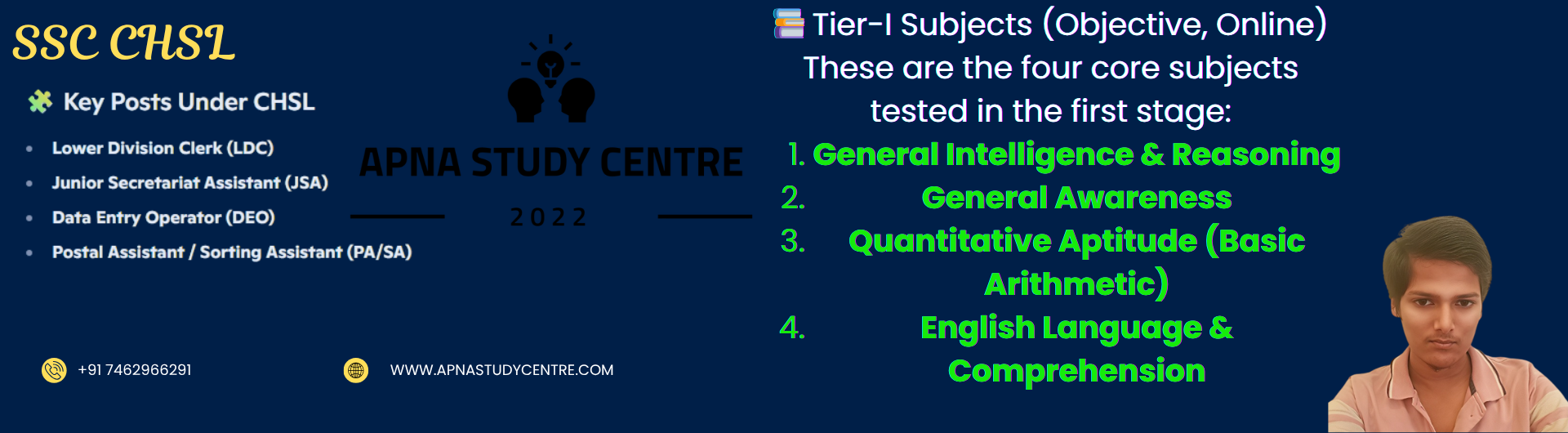 "CHSL Comprehensive Course for +2 Level Students"